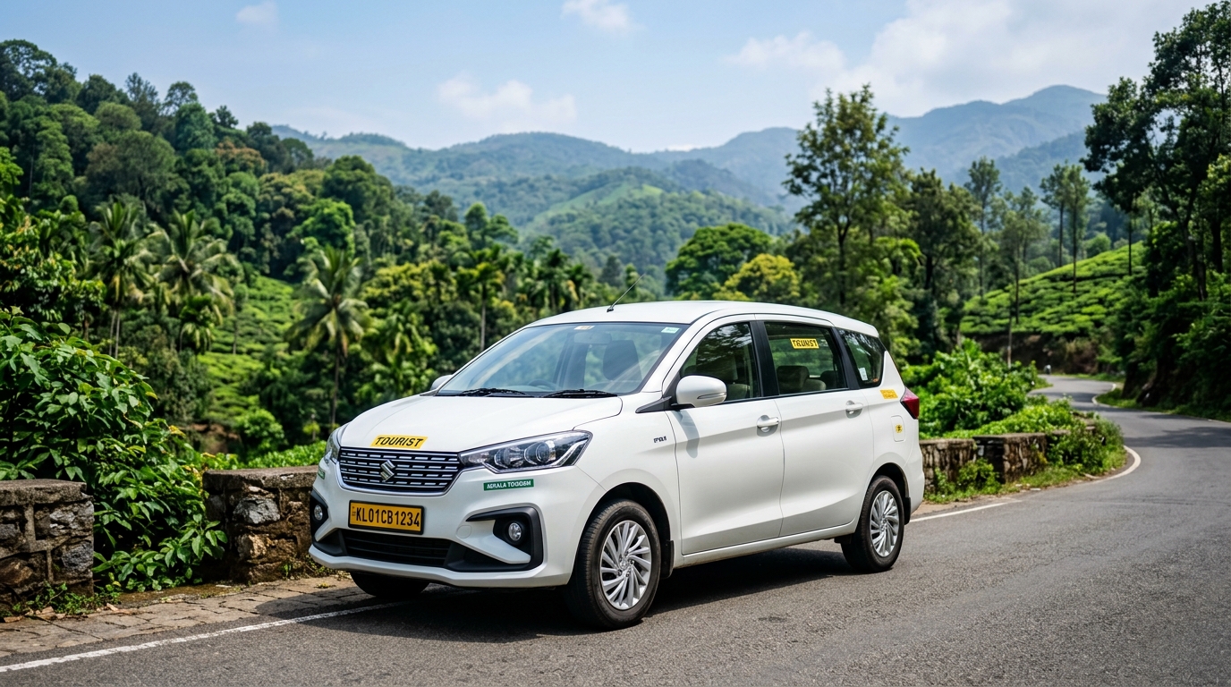 Maruti Suzuki Ertiga arranged by San Travels for Kochi and Sabarimala travel