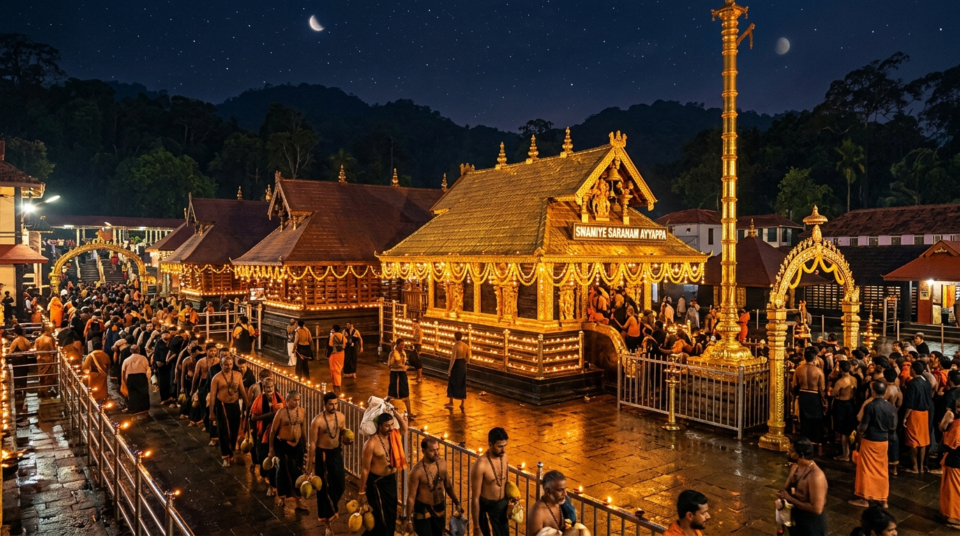 San Travels vehicle fleet coordinated at Cochin International Airport CIAL for Sabarimala pilgrimage and Kerala tours