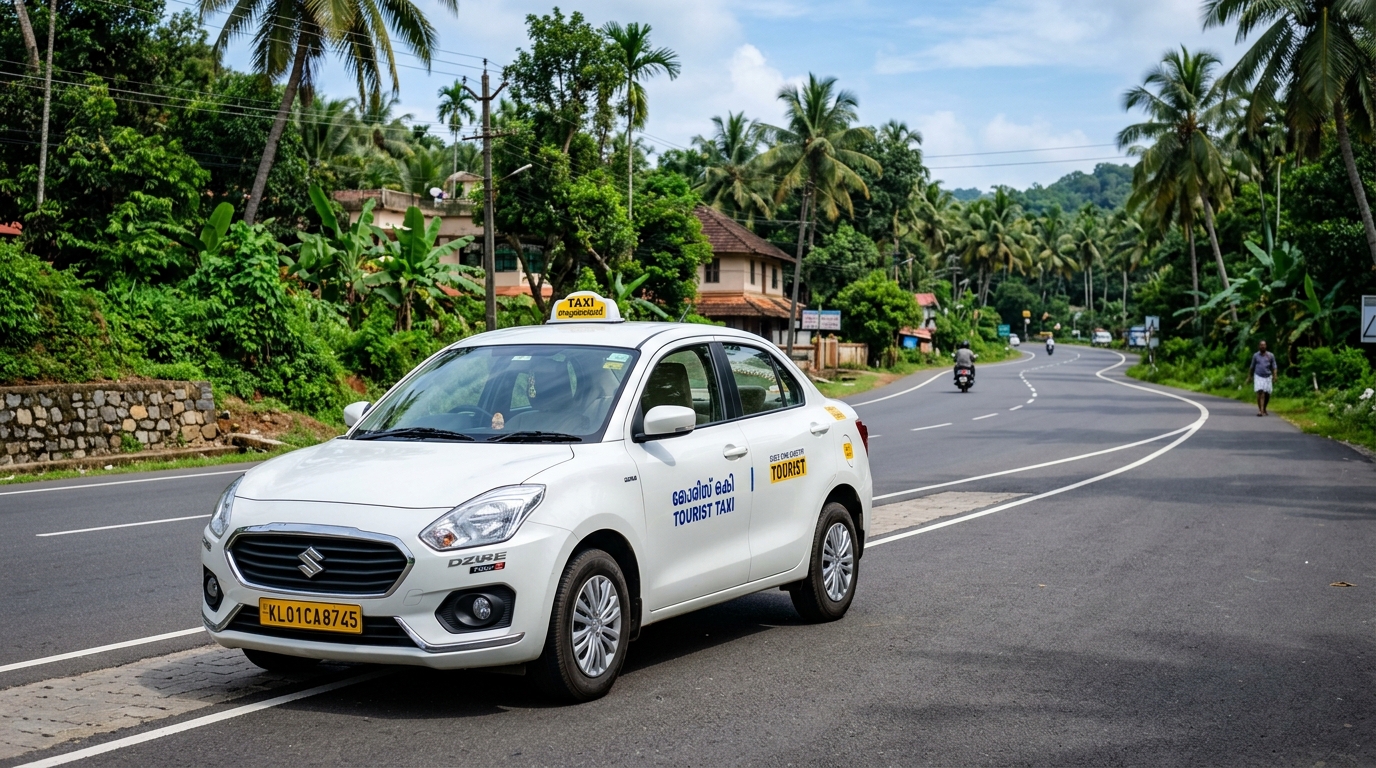 Sedan (Maruti Dzire / Etios) arranged by San Travels for Kochi and Sabarimala travel